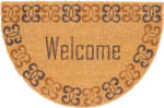 MagicHome Lábtörlő, MagicHome, vízszintes Welcome felirat, 40 x 60 cm, félkör alakú, kókuszrost felület, PVC hátlap, bejárati ajtóhoz (TC2211845)