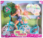 Simba Toys Steffi Love: Kerékpáros Steffi baba gyerekutánfutóval - Simba Toys (105733709)