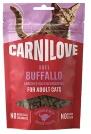 CARNILOVE Cat Semi Moist Snack Buffallo with Blueberries Bivaly Áfonyával 50 g