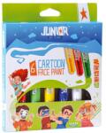 JUNIOR-ST Vopsele faciale cu desene animate - set de 6 bucăți