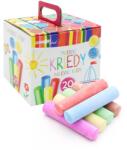Junior Cretă colorată/pentru pavaj JUNIOR, rotundă 20 buc