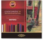 KOH-I-NOOR Cretă de ulei KOH-I-NOOR GIOCONDA colorată, set de 24 buc, 7x7 mm, dură