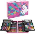 JUNIOR Set de artă într-o cutie 135 buc - Unicorn