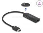 Delock HDMI-A apa - DisplayPort anya adapter 8K (DL64213) (DL64213)