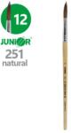 JUNIOR Pensulă rotundă JUNIOR nr. 12" 251 Naturală