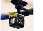 Spyral ESLNF alu első lámpa, 1200 lumen, USB-ről tölthető, computer tartóra, vezetékes távirányítóval, fekete