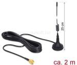 Delock GSM / UMTS antenna SMA dugó 3 dBi irányított fekete mágneses alap fekete (DL88879) (DL88879)
