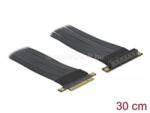 Delock PCI Express Riser kártya x8 - x8 hajlékony kábellel, 30 cm (DL85766) (DL85766)