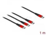 Delock USB Ladekabel 3 in 1 USB Type-C zu 3 x USB Type-C 1 m (DL86713) (DL86713)