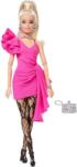 Mattel Barbie DELUXE STYLE Model în rochie roz cu volan (25JJN73) Papusa Barbie