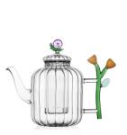 Ichendorf Milano carafă pentru ceai din sticlă colorată Botanica 1, 2 l 99KK-KHUZYN_MLC (9354041)