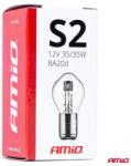 AMIO Halogén izzók S2 12V 35/35W BA20d