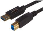 AmazonBasics USB 3.0 A-dugó - B-dugó kábel, 183 cm, fekete