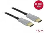 Delock Aktív optikai kábel HDMI 4K 60 Hz 15 m (DL85012) (DL85012)