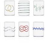 Ichendorf Milano set de pahare din sticlă borosilicată Deco Arlecchino 300 ml 99KK-SLUZU7_TSP (009352007AR) Pahar