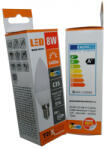 Trixline 8W E14 640lm 2700K C35 LED gyertya izzó (Trixline-8W-E14-2700K-C35)
