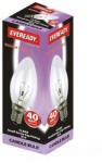Eveready 40W E14 C35 gyertya izzó (Eveready-40WE14S753)