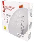 EMOS VIXXO LED panel 155mm, süllyesztett kerek fehér, 13.5W semleges fehér, IP65