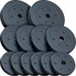  Cement súlyzólap készlet 2x5 kg 4x2, 5 kg 6x1, 25 kg (10003117) Súlytárcsa