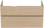 Ideal Standard Dulap baza Ideal Standard Finesse cu doua sertare, 100cm, pentru lavoar stanga, stejar alb (E3445US)