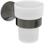 Ideal Standard Pahar cu suport de perete Ideal Standard La Dolce Vita gri magnetic (T5506A5)