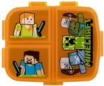 Stor Cutie de gustări pentru copii portocalie din plastic Minecraft - STOR