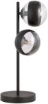 Emibig Lampă de birou Emibig ROSSI LN2 STRIPE, 2xE14, negru-transparent/negru (EMB 1229/LN2)