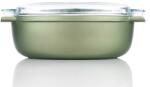 Risoli Tavă ovală pentru copt Dr. Green 36x24 cm, cu capac din sticlă