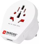SKROSS Adaptor priza Skross Universal World - UK cu USB 1.500261 (1.500261) - esell