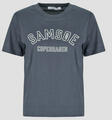 Samsøe Samsøe SAMSØE SAMSØE Rövid ujjú pólók SACAMINO SS T-SHIRT Kék EU M