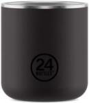 24Bottles 24 Bottles Casa Cup 220ml Rozsdamentes Acél Pohár Tuxedo Black (24B2454)