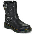 Dr. Martens Csizmák GENAYA HS J RIGGER BOOT BLACK WYOMING Fekete 28