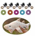  Csillámos kabalafigura szemek 10 szín 16 mm Nagy 100 Db (1218210087712)