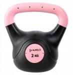 HMS Kettlebell Hms Kpc 2kg kompozit fekete-rózsaszín Pe cement edzés (5907695539646)
