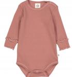 müsli Müzli Baba Body Pamutból Pink Színben, Fodros 56-OS J5C