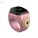  Shein Rózsaszín Smartring Fekete Kijelzővel 22 MM 22mm 1L