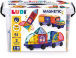 Ludi Mágneses építőkészlet - járművek (L22406)
