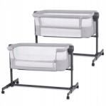 KinderKraft Postýlka dětská polohovatelná Nestee Up2 Light Grey (KLNEE002LGR0000)
