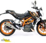 Arrow Exhaust Tobă finală ARROW Thunder pentru KTM RC 125 2015-2016, Titan (AR-71813PK)