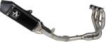 Arrow Exhaust Sistem complet de evacuare ARROW Veloce pentru Triumph STREET TRIPLE 765 RS 2023-2024, Aluminiu închis (Dark) (AR-71505VAN)