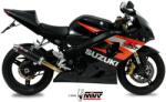  Tobă bolt-on MIVV GP pentru Suzuki GSX-R 600 / GSX-R 750 (2004-2005), carbon (S.014.L2S)