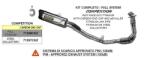 Arrow Exhaust Sistem complet de evacuare ARROW Competition pentru Triumph STREET TRIPLE 765 RS 2023-2024, Titan (AR-71237CKZ)