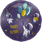 Folat Szülinapi lufi 18" 45cm Happy Birthday, Űrhajós (LUFI861378)