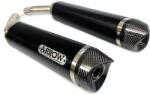 Arrow Exhaust Pereche de tobe finale ARROW Thunder pentru Yamaha YZF R1 2007-2008, Aluminiu închis (Dark) (AR-71719AKN)
