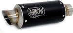 Arrow Exhaust Tobă finală ARROW GP2 pentru Husqvarna Svartpilen / Vitpilen 125 2021-2023, Oțel închis (Dark) (AR-72636GPI)