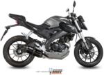  Sistem complet de evacuare MIVV Suono pentru Yamaha MT-125 / YZF R125, oțel inoxidabil negru (00.73.Y.047.L9)