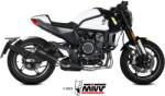  Tobă finală MIVV HR-1 pentru CF Moto 700 CL-X (2023-2025), oțel inoxidabil negru (CF.003.LH1BA)
