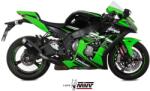  Tobă finală MIVV GP Pro pentru Kawasaki ZX-10 R / RR / SE (2016-2024), oțel inoxidabil negru (K.042.LXBP)