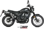  Tobă finală MIVV HR-1 pentru Honda CL 500 (2023-2024), oțel inoxidabil negru (H.090.LH1BC)