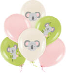 PartyPal Lufi, koala, latex, 6 db/csomag